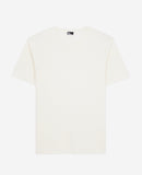 T-Shirt Manches Courtes En Lin Avec Broderie Poitrine - Homme