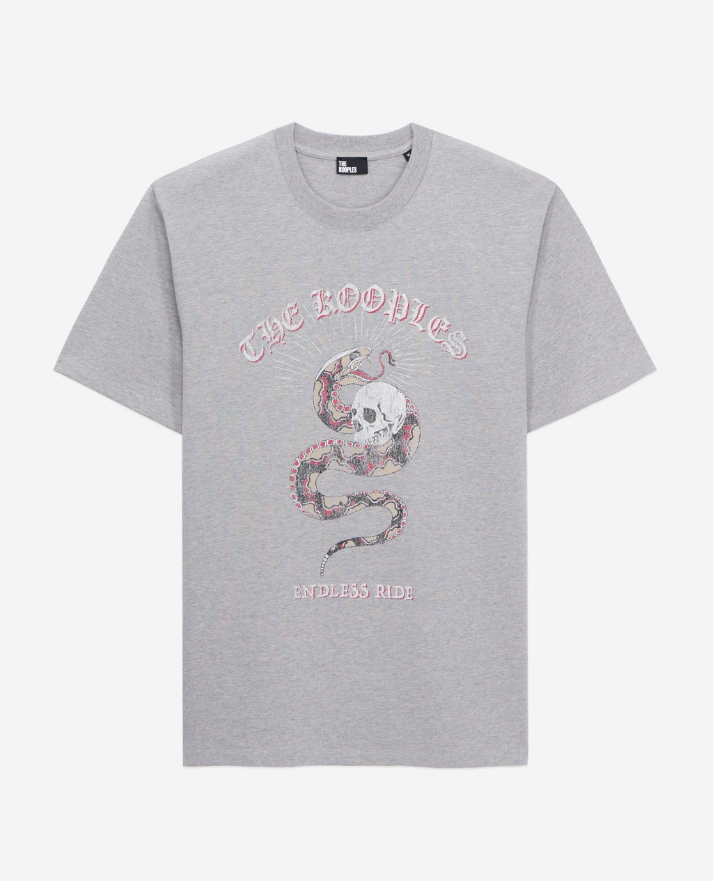 The Kooples - Camiseta de Manga Corta con Estampado de Serpiente