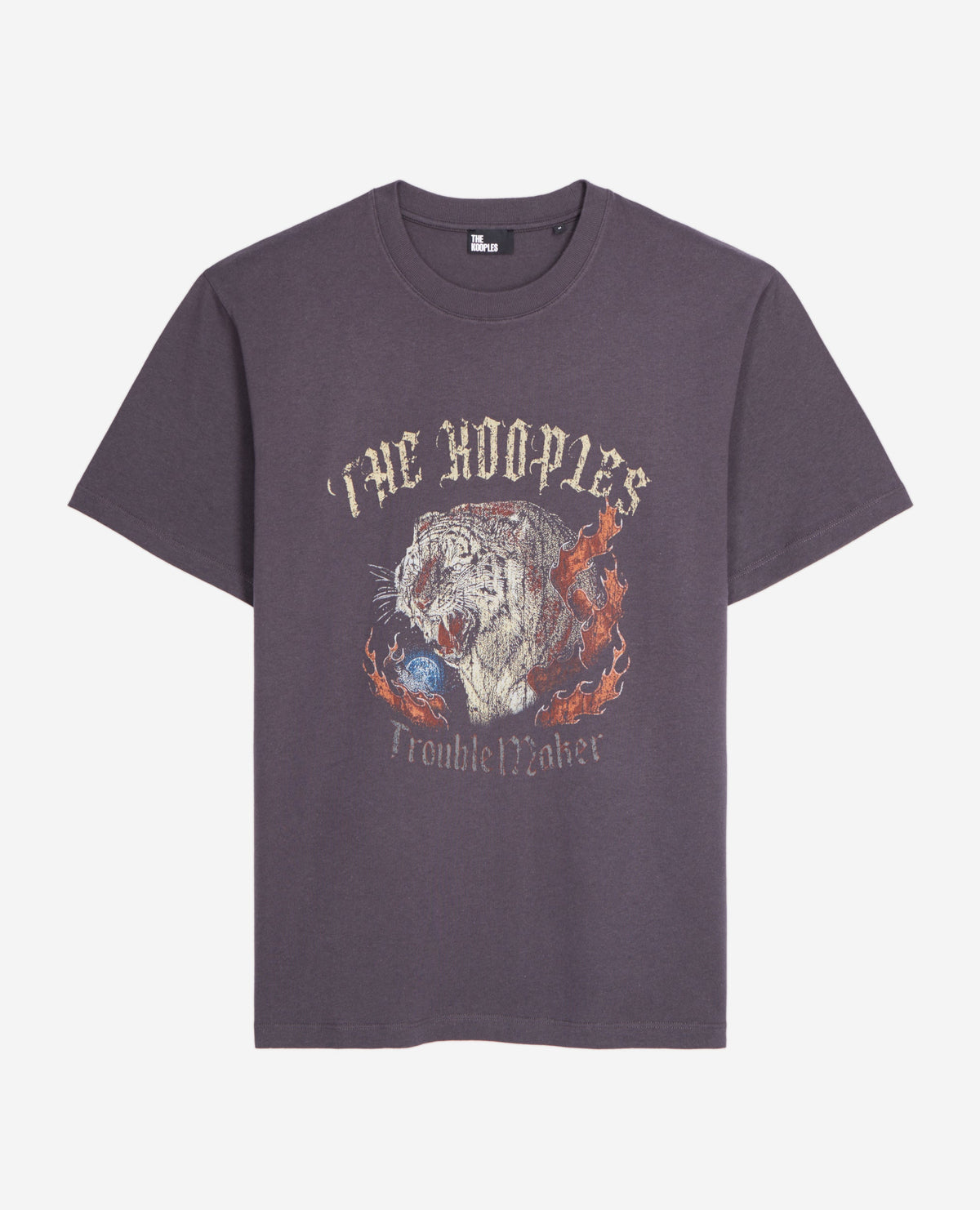The Kooples - T-Shirt Manches Courtes Avec Print Tigre Devant