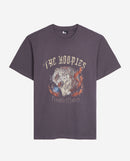 T-Shirt Manches Courtes Avec Print Tigre Devant