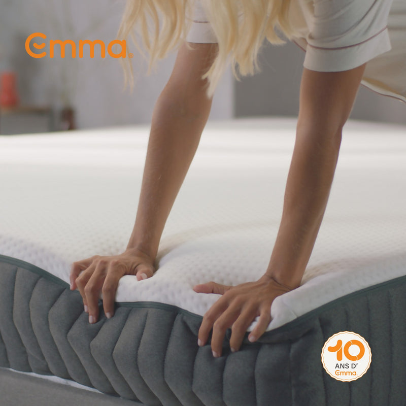 Pack - Lit Cocoon Plus - Avec Tête De Lit + Matelas Hybride Premium II + Protège Matelas