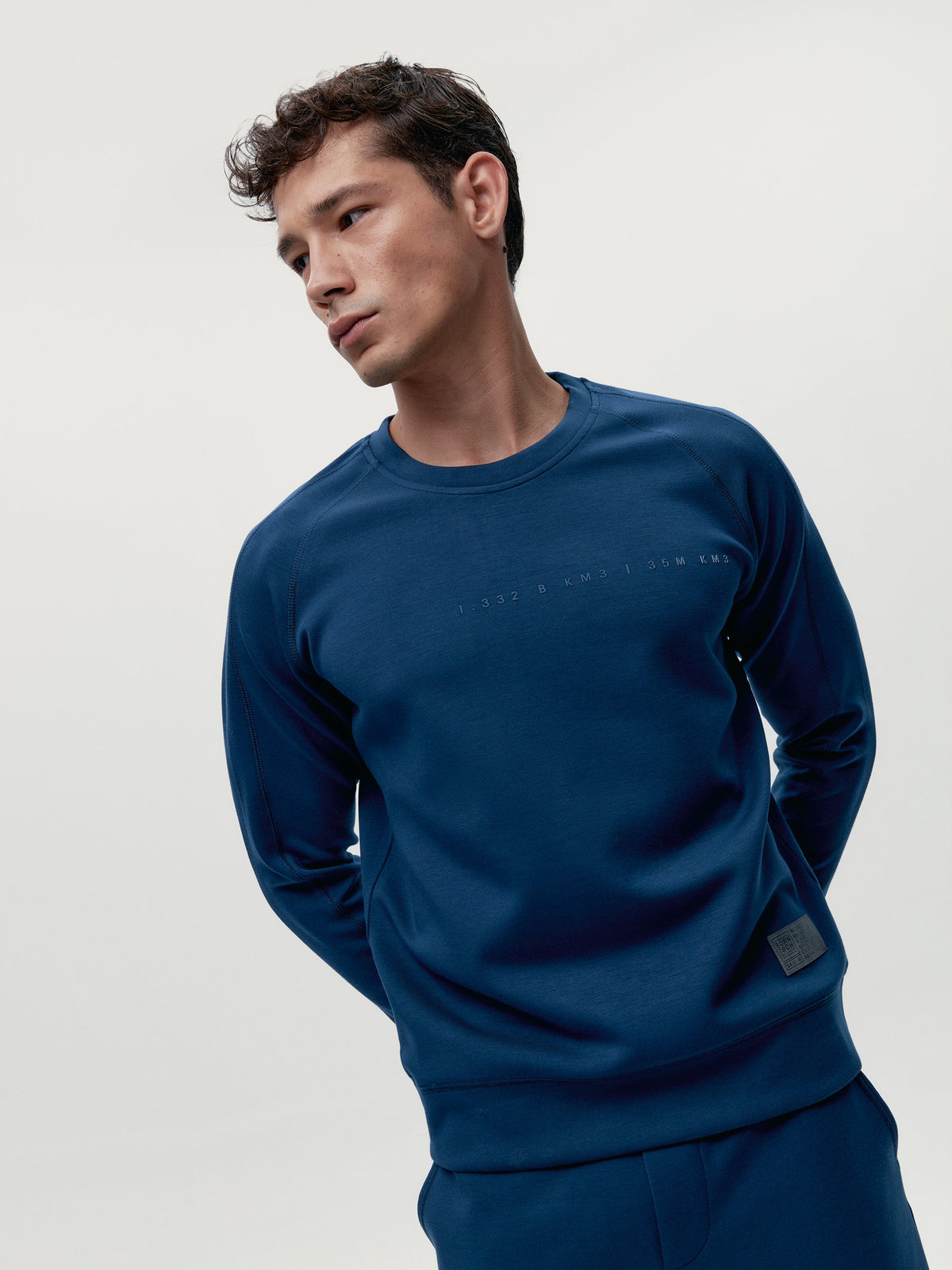 Sweat Hughes - Bleu Mer - Homme