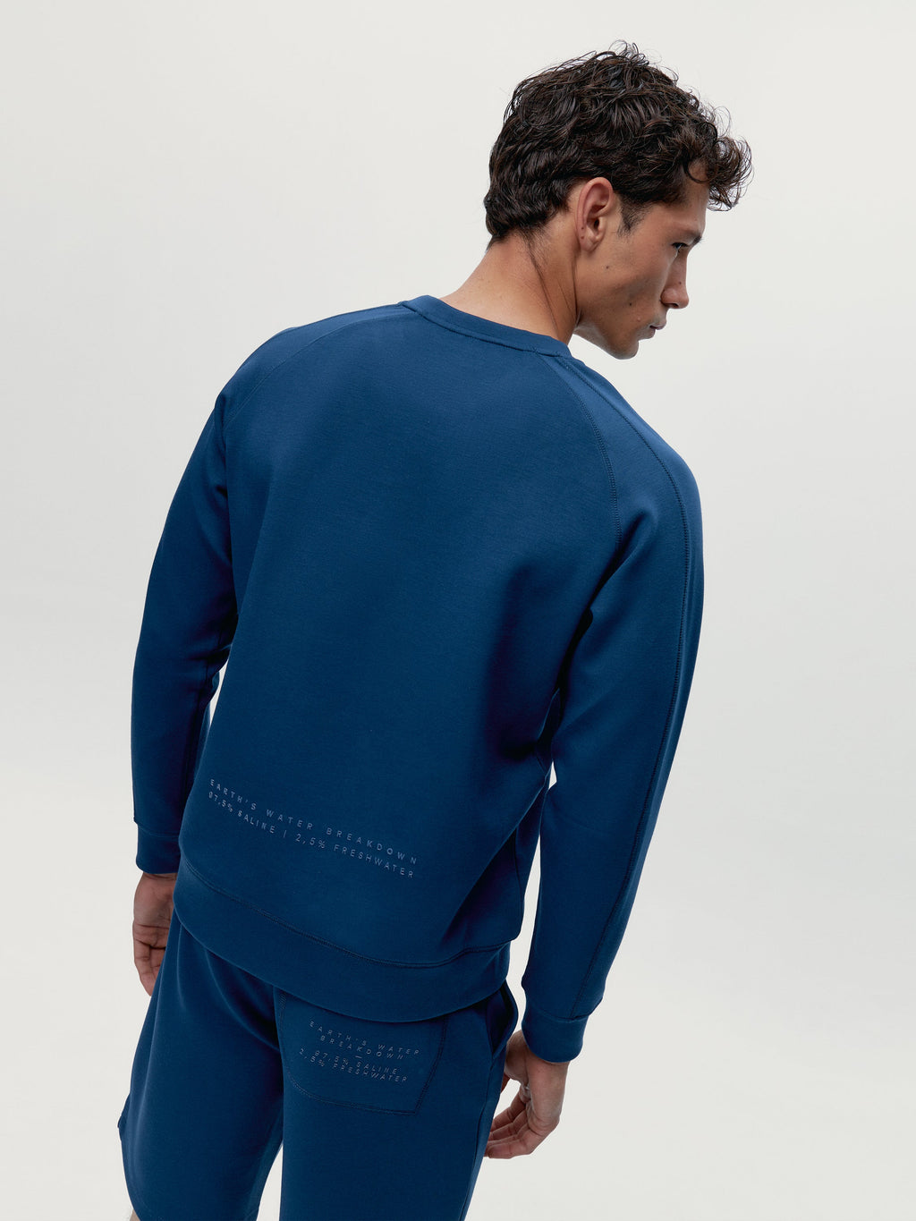 Sweat Hughes - Bleu Mer - Homme
