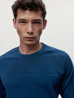 Sweat Hughes - Bleu Mer - Homme