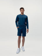 Sweat Hughes - Bleu Mer - Homme