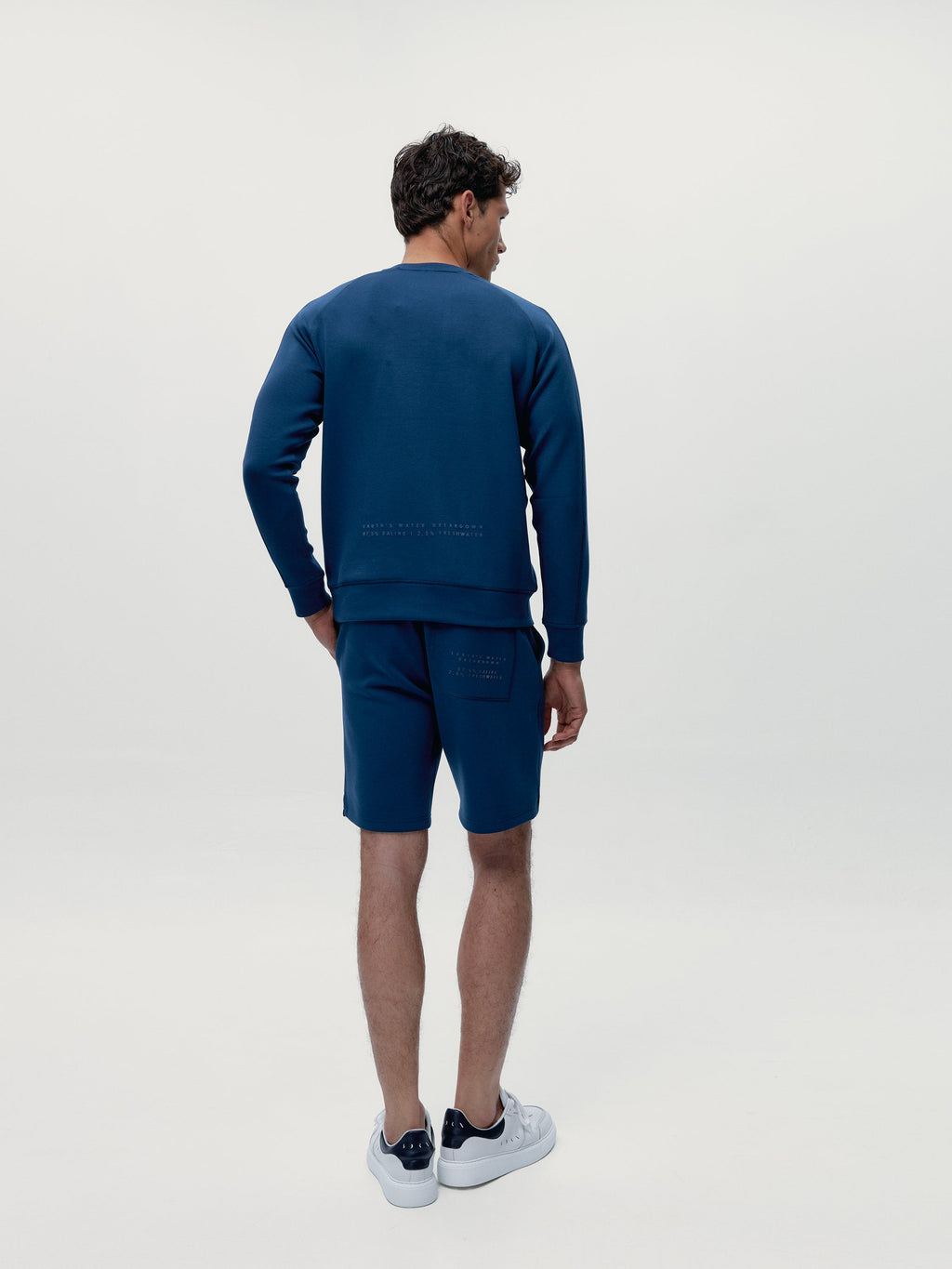 Sweat Hughes - Bleu Mer - Homme