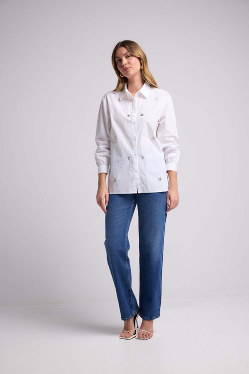 Chemise Manches Longues - Blanc