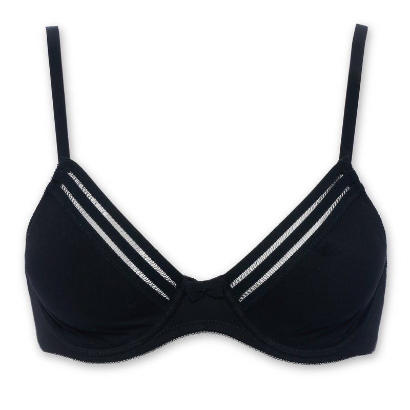 Soutien Gorge Armatures - Sweet Cotton - Noir