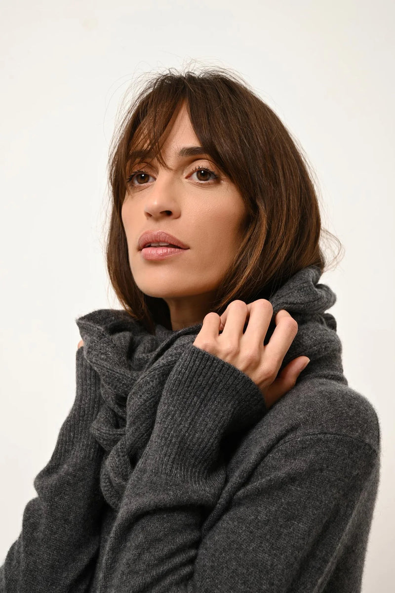 Tour De Cou 4 Fils - Hutton - Anthracite Chiné