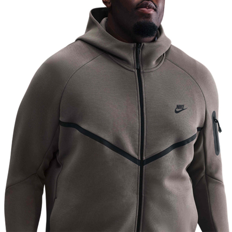 Veste De Survêtement Nike Tech Fleece Full Zip Hoodies - Gris Foncé