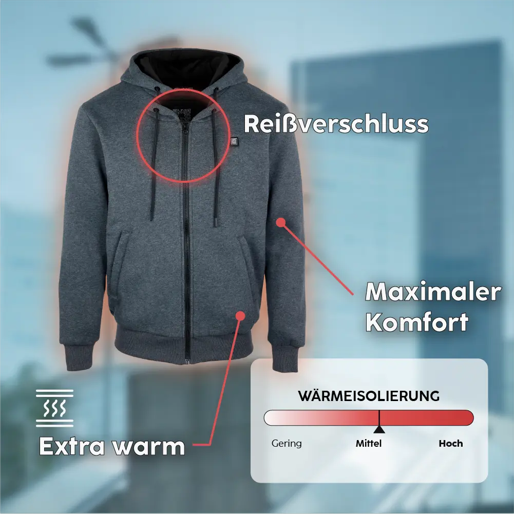Sweat Chauffant Zippé