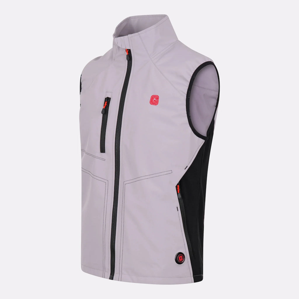 Gilet Chauffant Sport Gris Homme