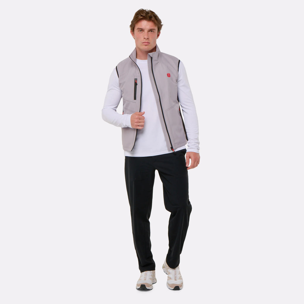 Gilet Chauffant Sport Gris Homme