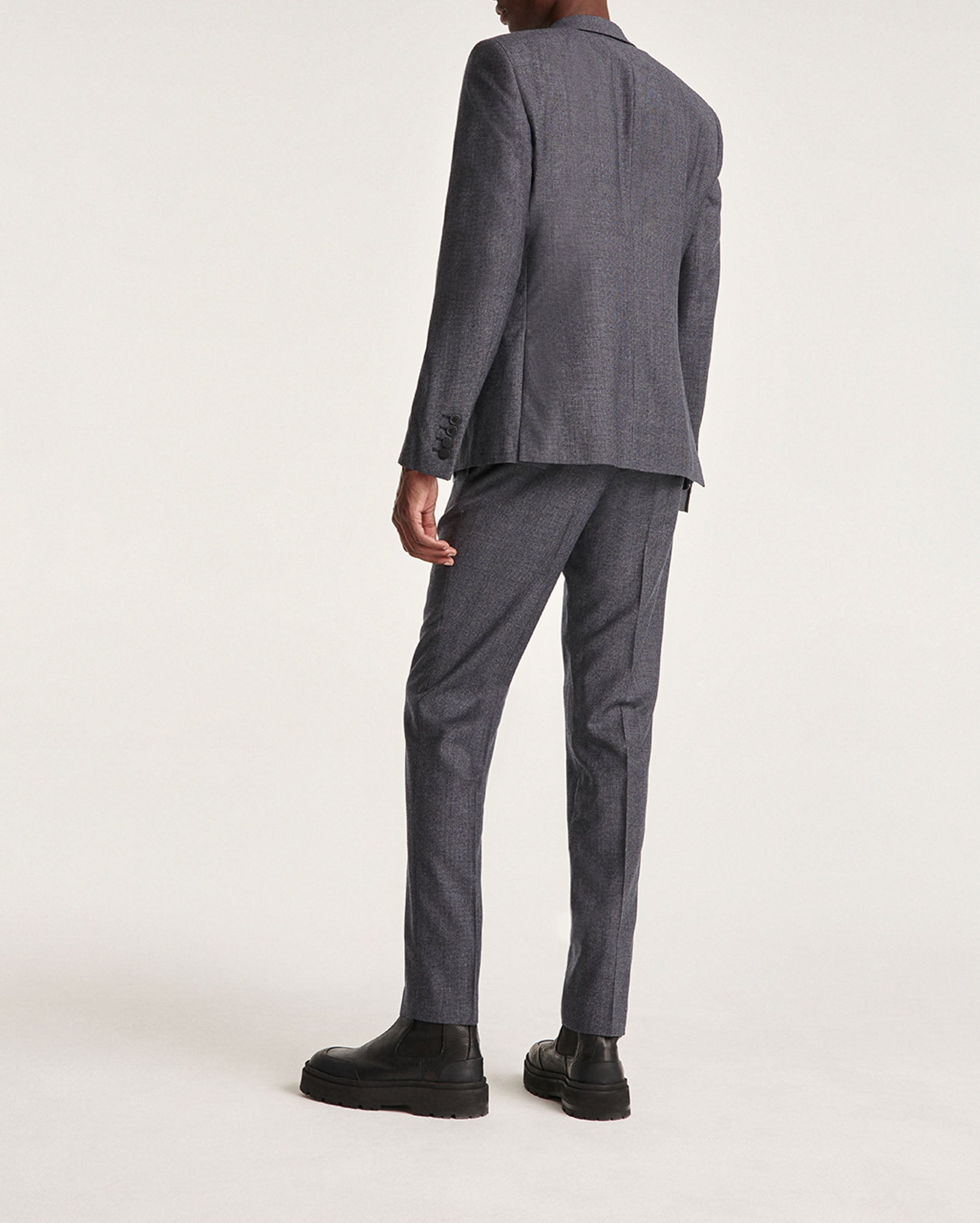 The Kooples - Veste De Costume Laine Gris Slim - Homme