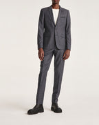 The Kooples - Veste De Costume Laine Gris Slim - Homme