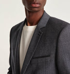 The Kooples - Veste De Costume Laine Gris Slim - Homme