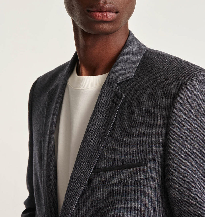 The Kooples - Veste De Costume Laine Gris Slim - Homme