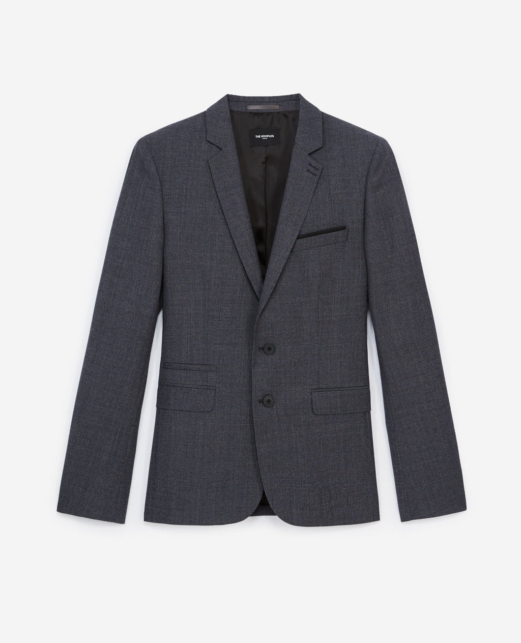 The Kooples - Veste De Costume Laine Gris Slim - Homme