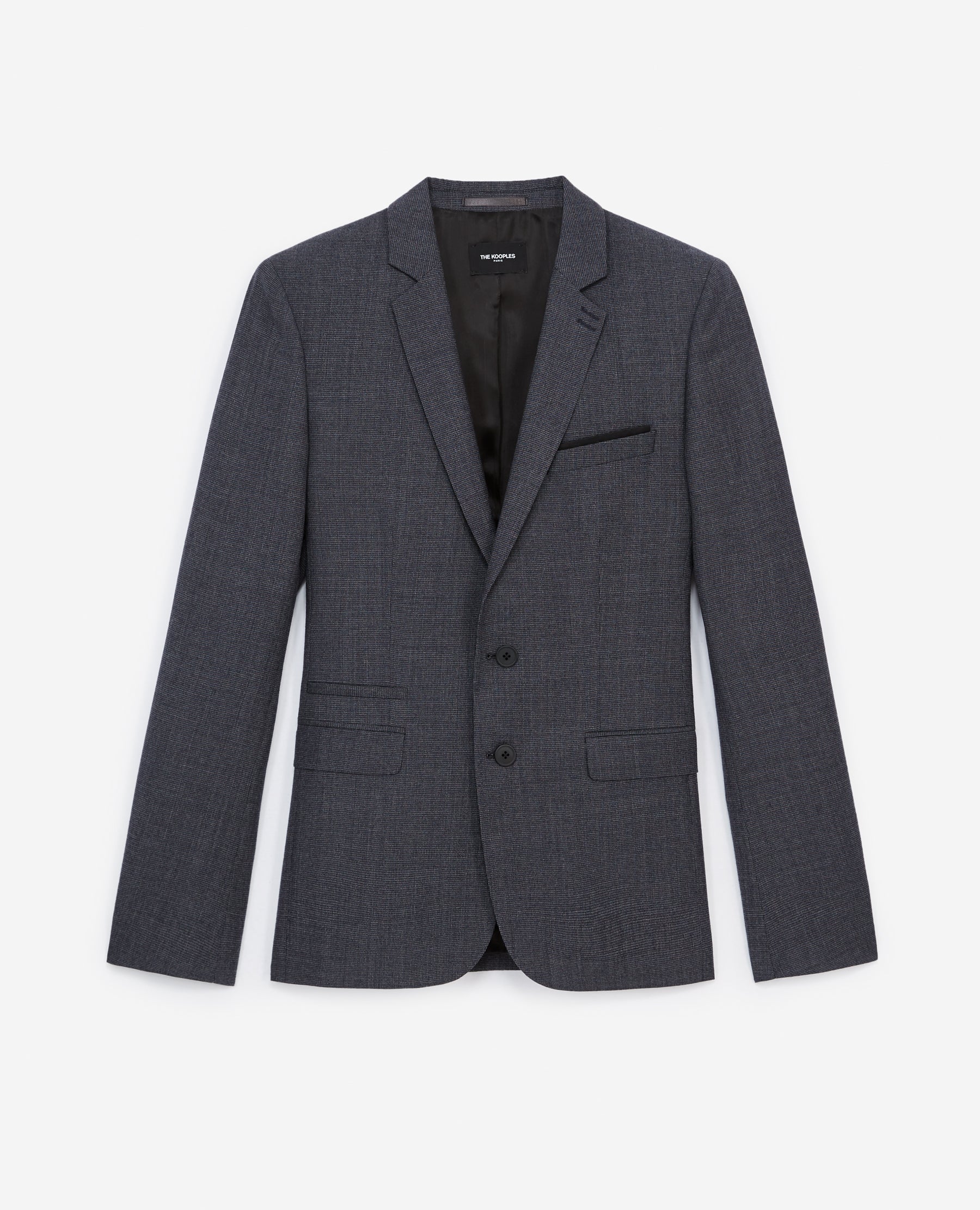 The Kooples - Veste De Costume Laine Gris Slim - Homme