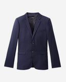 Veste De Costume En Laine - Marine - Homme