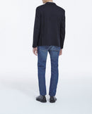 Veste De Costume En Laine - Marine - Homme