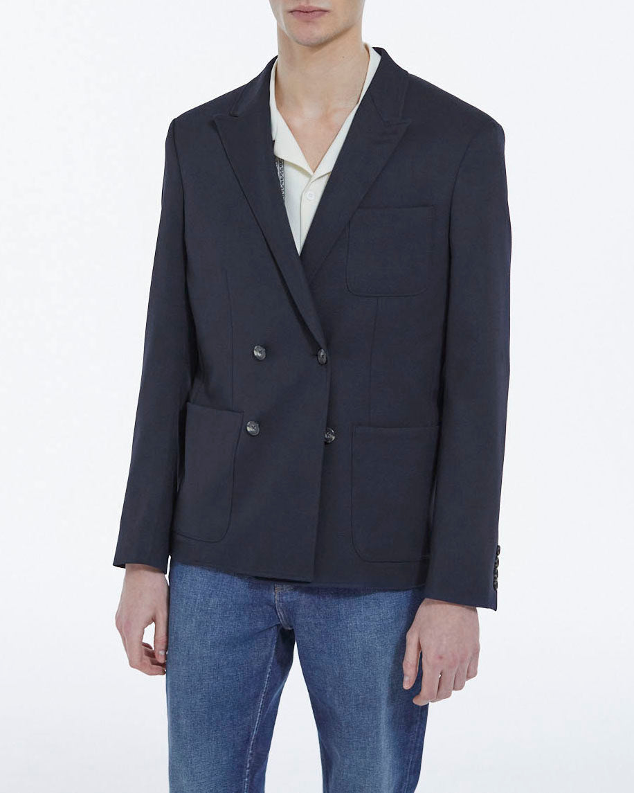The Kooples - Chaqueta De Traje En Lana - Azul Marino - Hombre