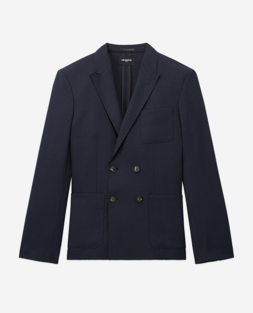 The Kooples - Chaqueta De Traje En Lana - Azul Marino - Hombre
