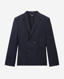 Veste De Costume En Laine - Marine - Homme