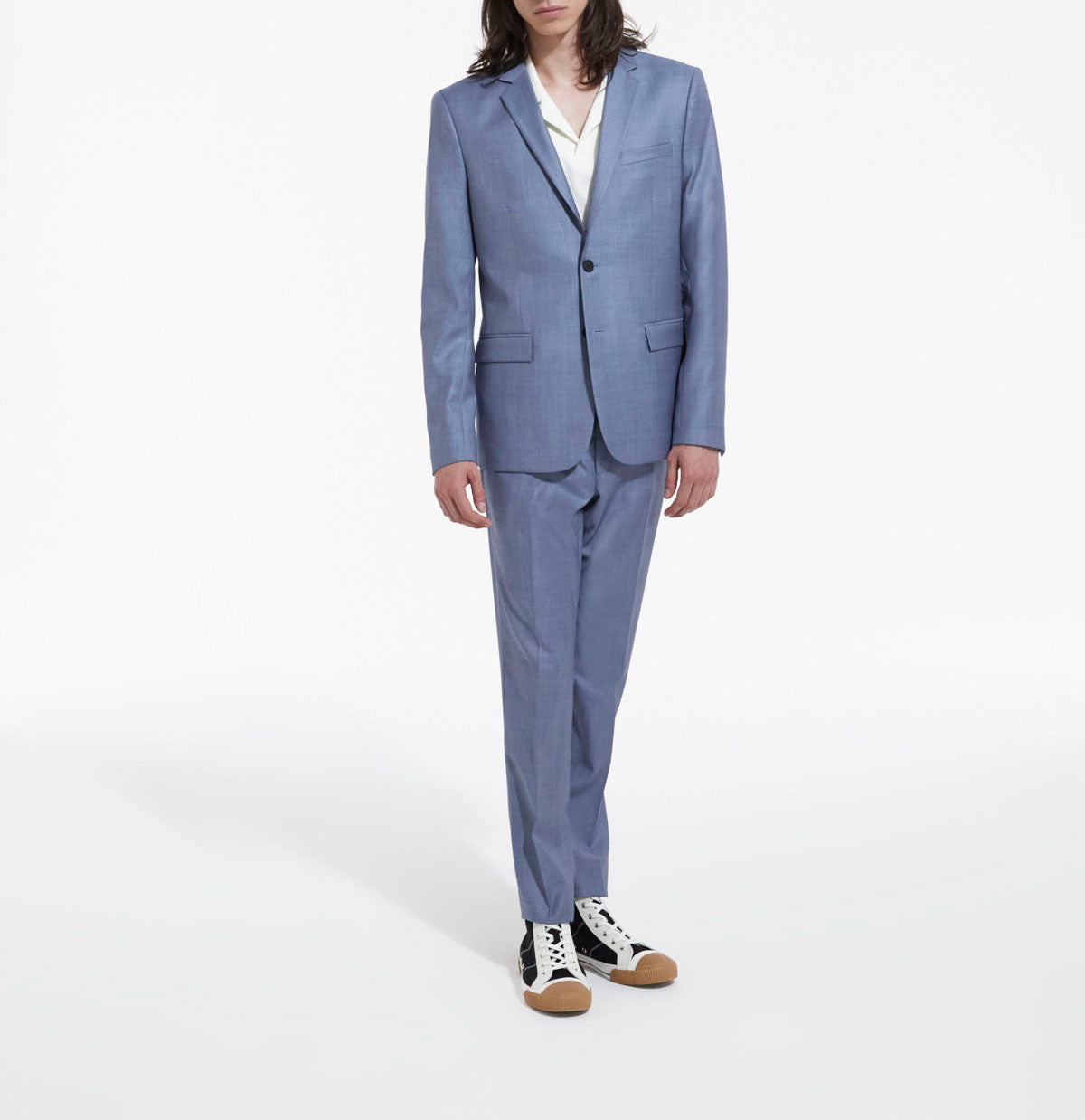 The Kooples - Chaqueta de Traje Azul Cielo Tres Bolsillos - Hombre