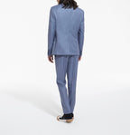 The Kooples - Chaqueta de Traje Azul Cielo Tres Bolsillos - Hombre