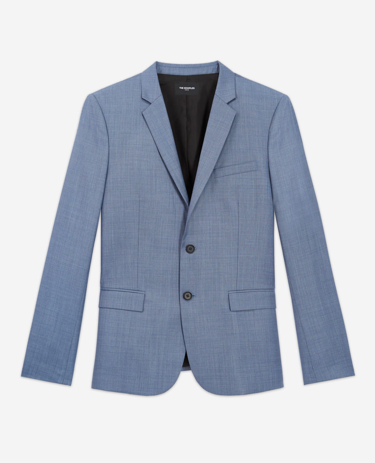 The Kooples - Chaqueta de Traje Azul Cielo Tres Bolsillos - Hombre