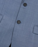 Chaqueta de vestir azul cielo con tres bolsillos - Hombre