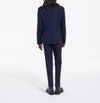 The Kooples - Chaqueta de Traje Azul Cuello Sastre Abotonada - Hombre