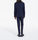 Veste Costume Bleue Col Tailleur Boutonnée - Homme