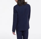 The Kooples - Chaqueta de Traje Azul Cuello Sastre Abotonada - Hombre