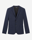 Veste Costume Bleue Col Tailleur Boutonnée - Homme