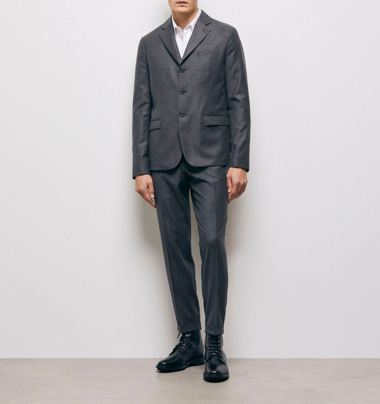 The Kooples - Blazer En Laine - Gris Chiné - Homme
