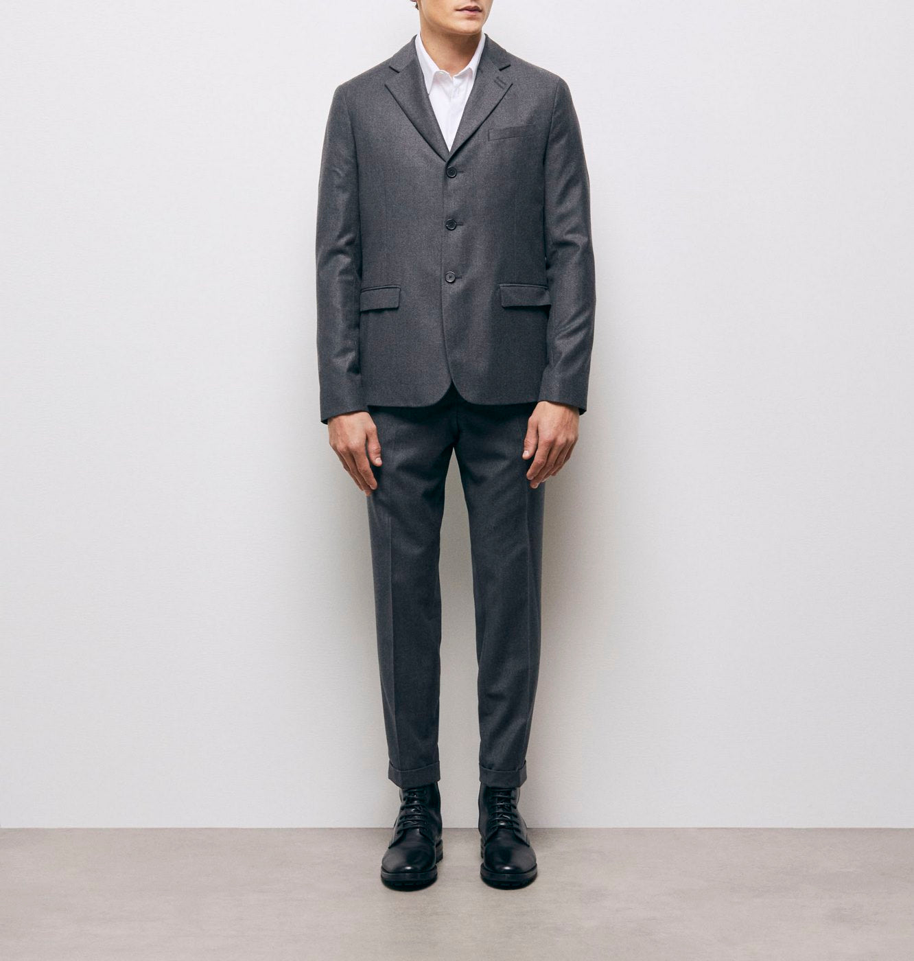 The Kooples - Blazer En Laine - Gris Chiné - Homme