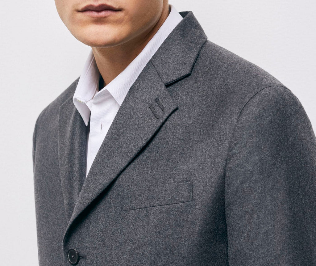 The Kooples - Blazer En Laine - Gris Chiné - Homme