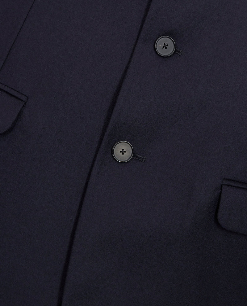 Blazer En Laine - Bleu Marine - Homme
