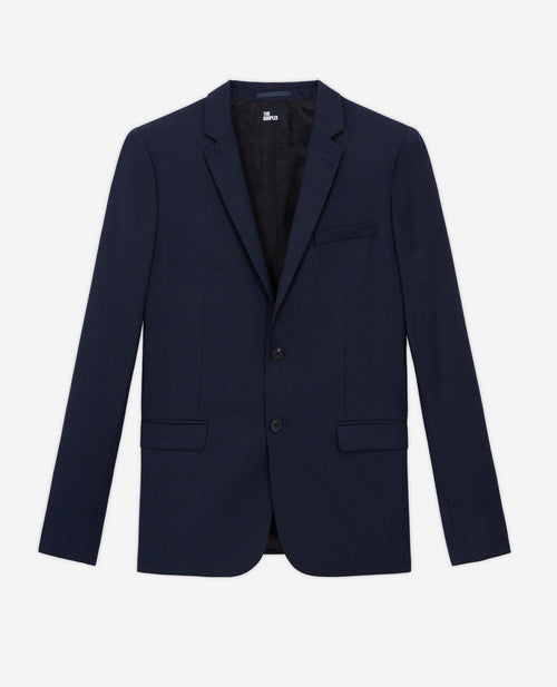 Chaqueta de traje con estampado de micropata de gallo - Hombre