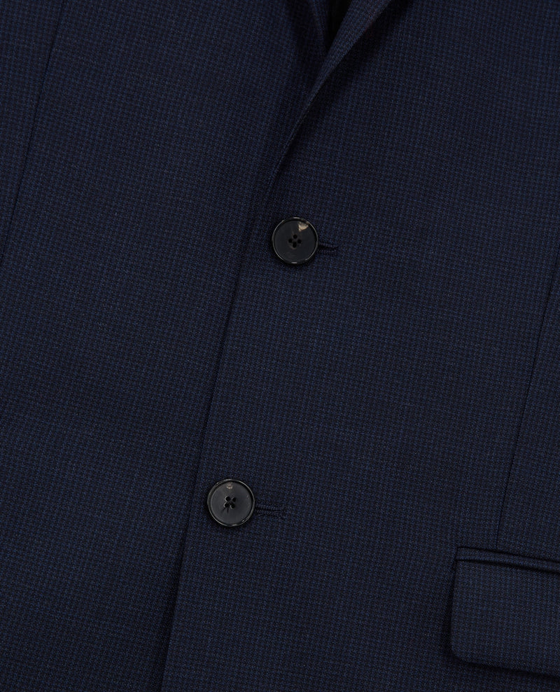 Veste Costume Motif Micro Pied De Poule - Homme
