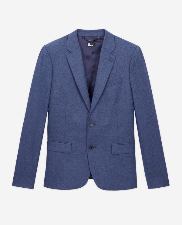 The Kooples - Veste De Costume En Laine - Bleu - Homme