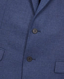 Chaqueta de traje de lana - Azul - Hombre