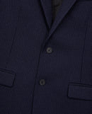 Blazer En Laine - Bleu Marine - Homme
