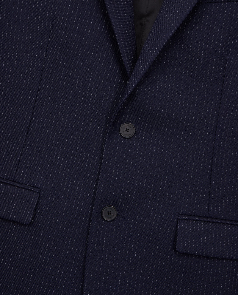 Blazer En Laine - Bleu Marine - Homme