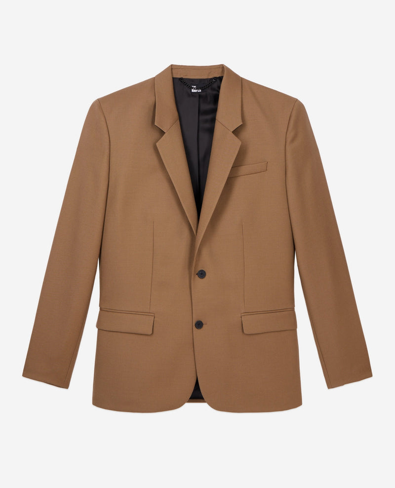 Wool Blazer - Brown - Men