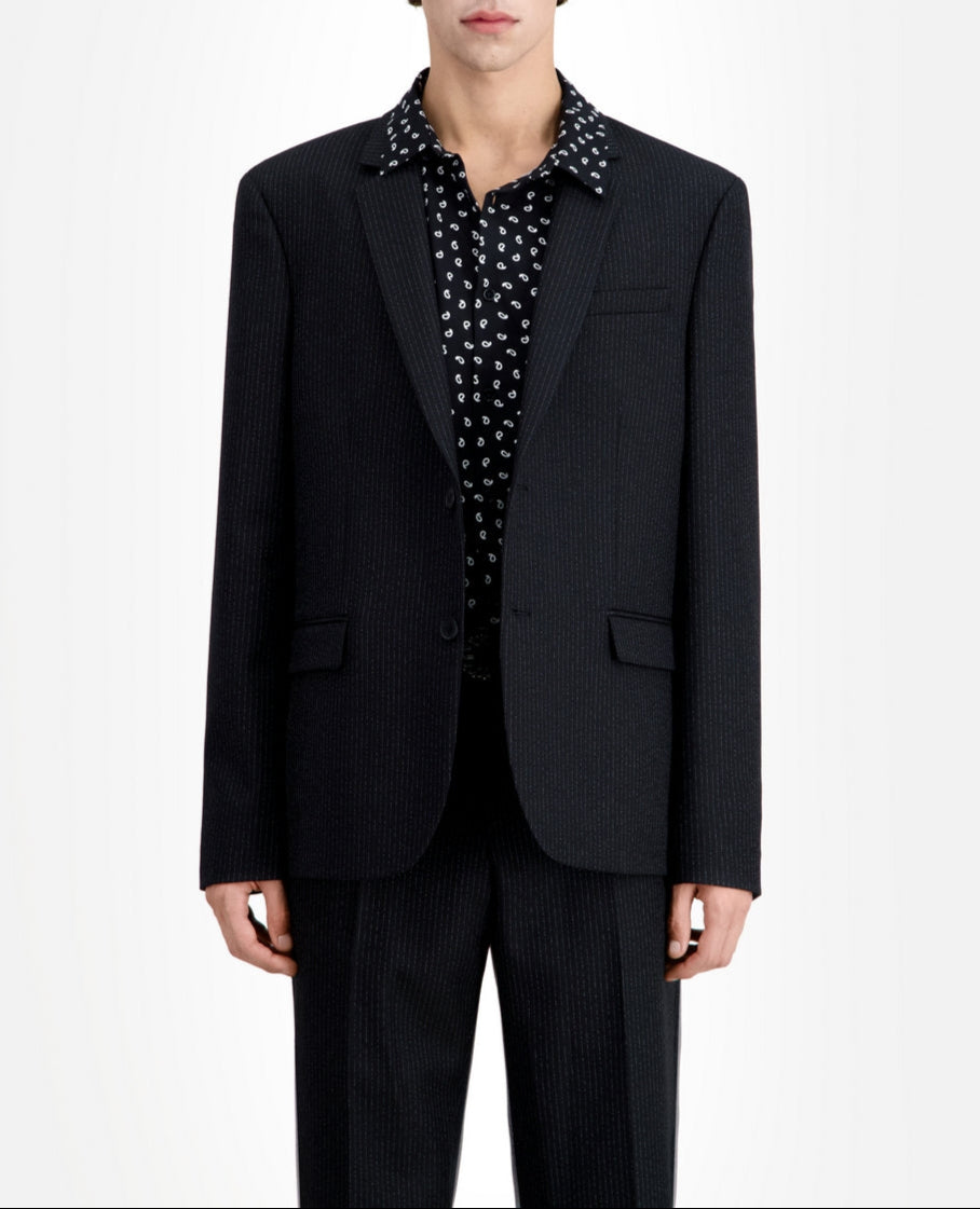 The Kooples - Veste De Costume En Laine - Noir - Homme