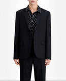 Veste De Costume En Laine - Noir - Homme