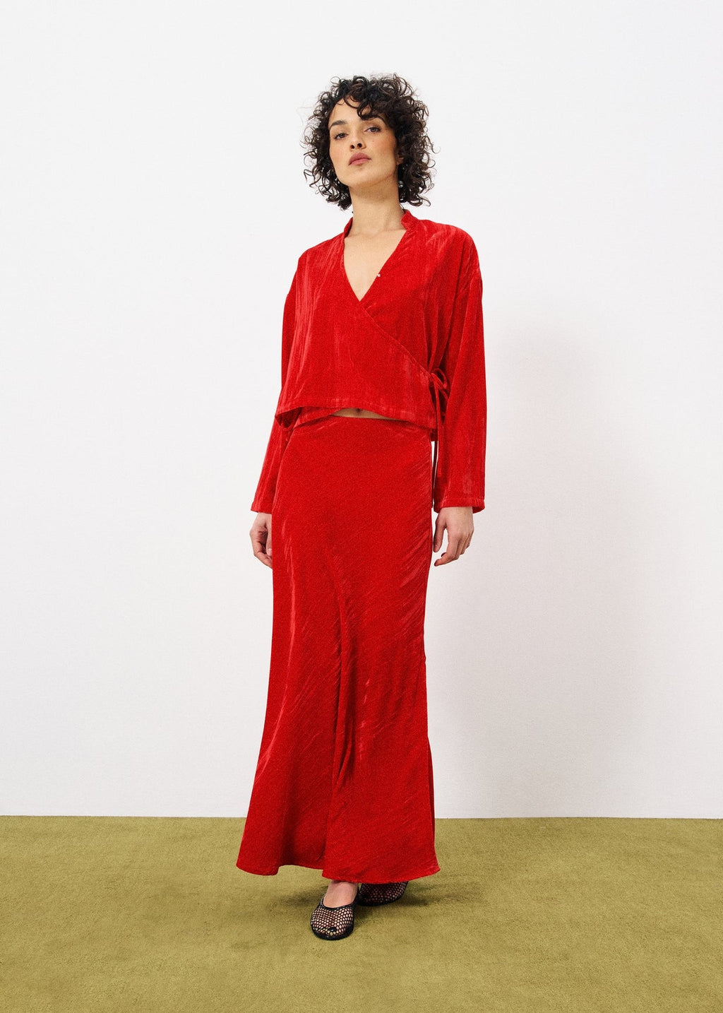 Blouse Aidee - Rouge